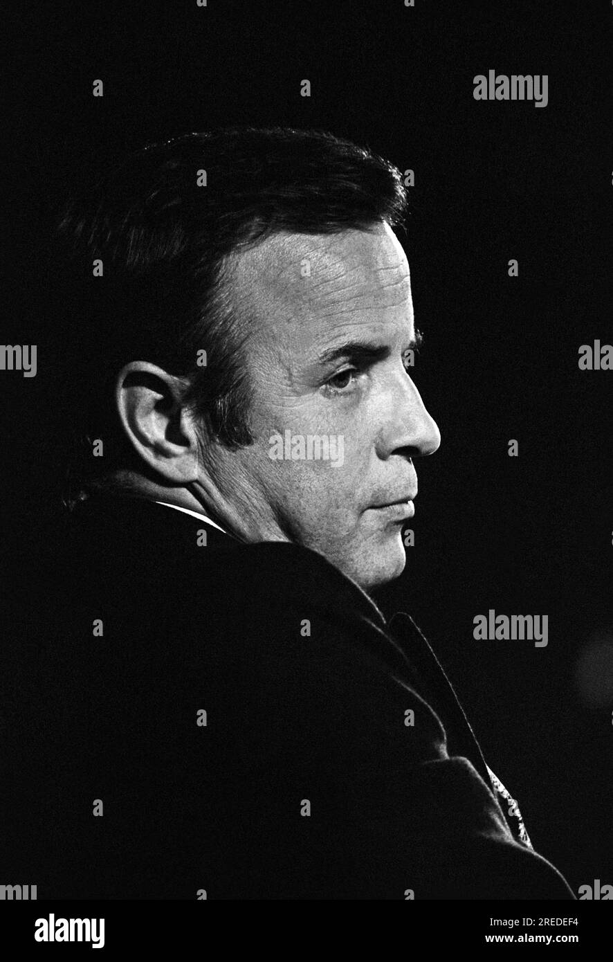 Italian film, theatre and opera director and designer Franco Zeffirelli (1923-2019) at CINEMA CITY - An Exhibition of 75 Years of Moving Pictures at the Round House, London NW1 in October 1970 Stock Photo