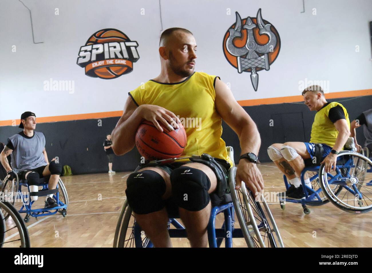 KYIV, UKRAINE - JULY 27, 2023 - Members of Team Ukraine at the Invictus