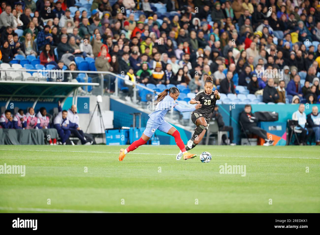 Atlanta Primus (20 Jamaica) seen in action during the FIFA Women's