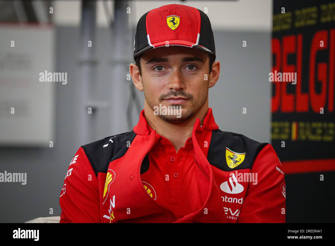 #16 Charles Leclerc, (MON) Scuderia Ferrari during the Belgian GP, Spa ...