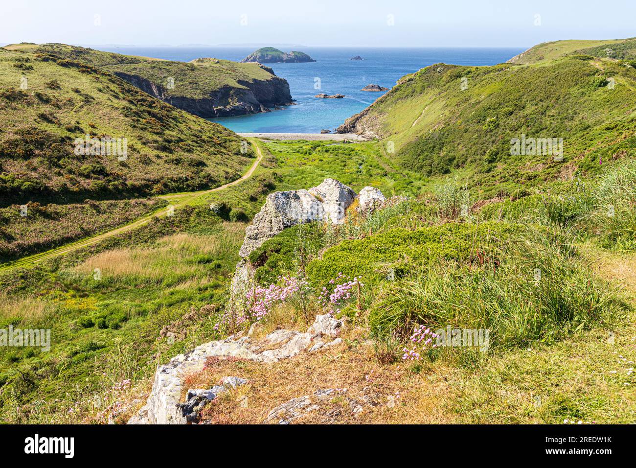 Gwadn beach hi-res stock photography and images - Alamy