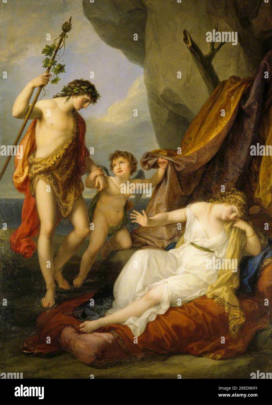 Bacchus and Ariadne 1794 by Angelica Kauffmann Stock Photo