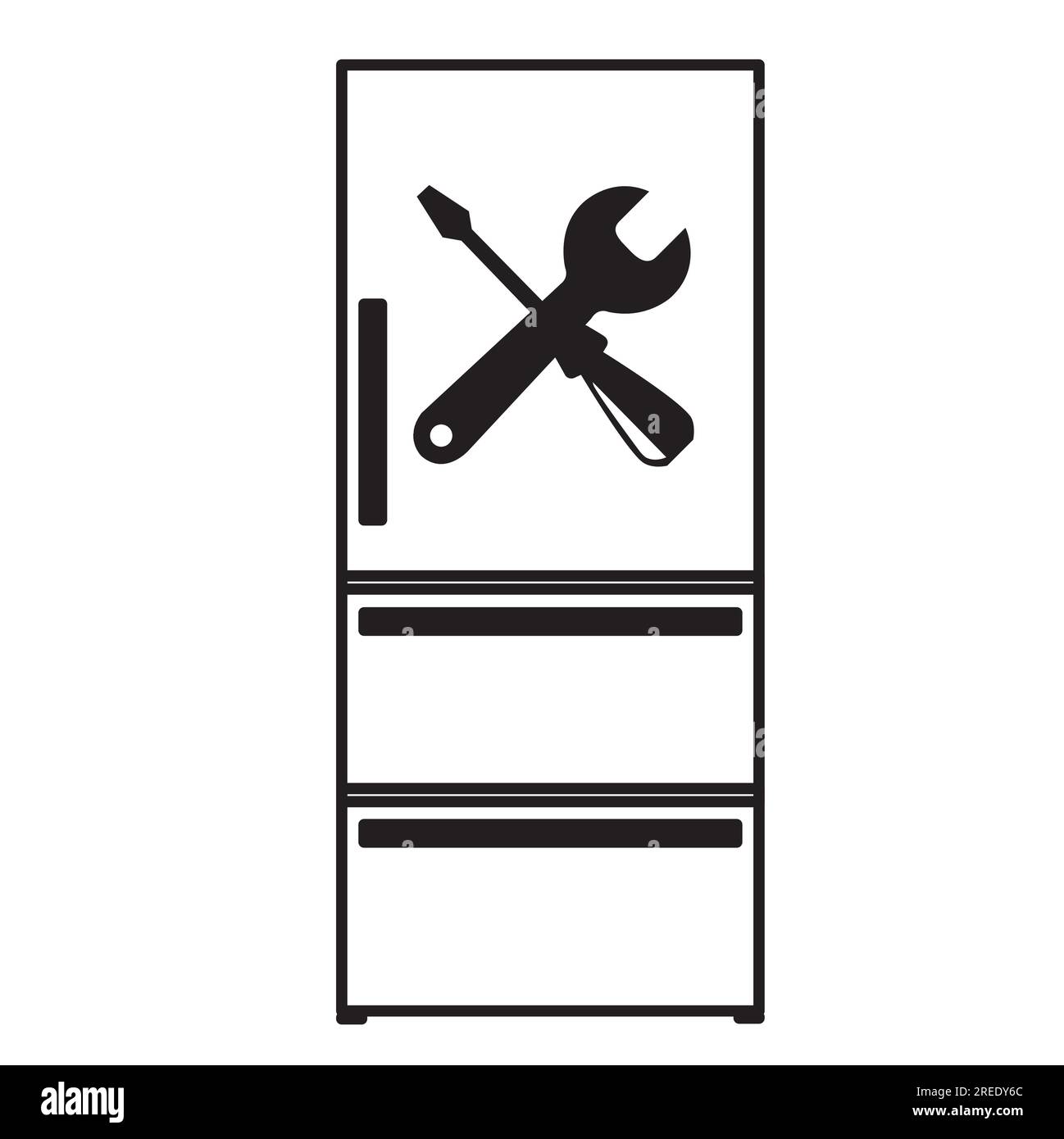 Refrigerator repair Stock Vector Images Alamy