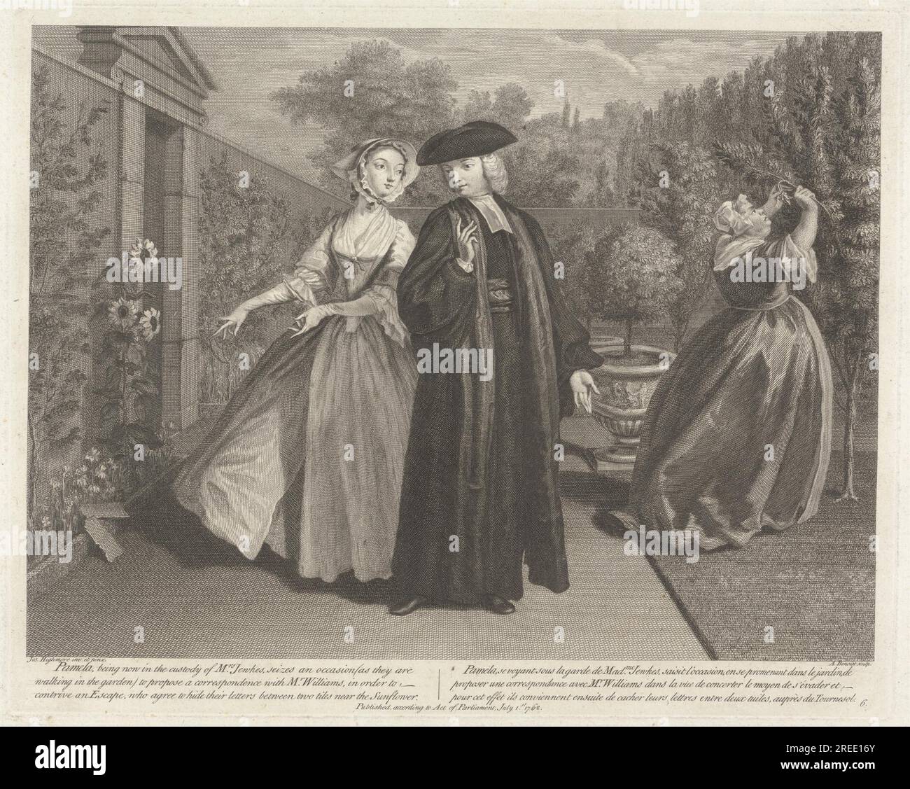 Illustrations to Samuel Richardson's 'The Life of Pamela', illustrated