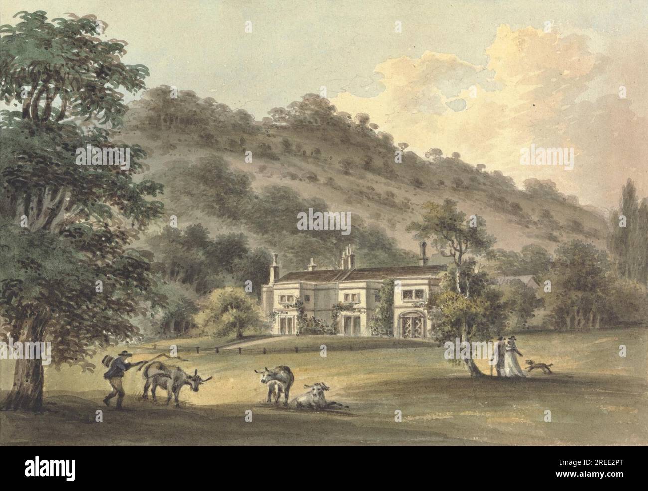 Grove Cottage, Box Hill, Surrey, the Seat of Barclay Esq. circa
