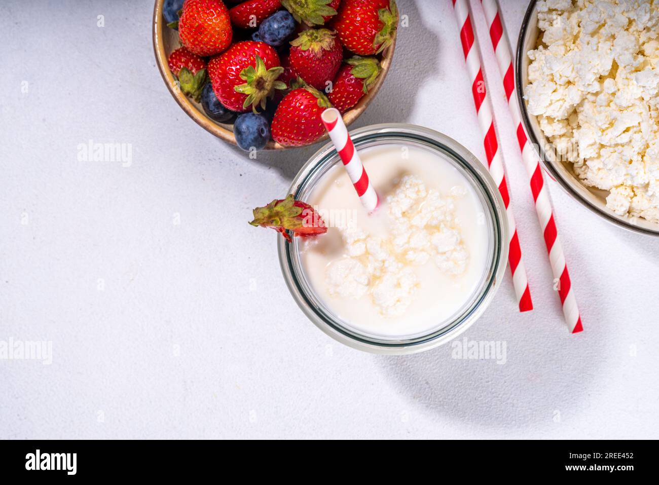 Cottage cheese milkshake, highprotein non protein powder, yogurt based