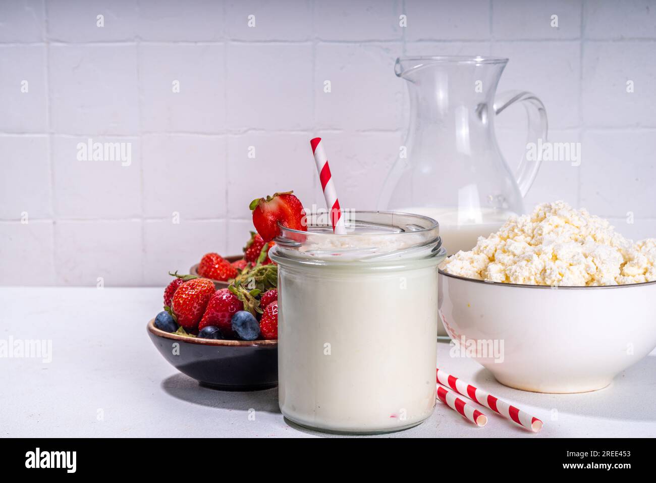 Cottage cheese milkshake, highprotein non protein powder, yogurt based