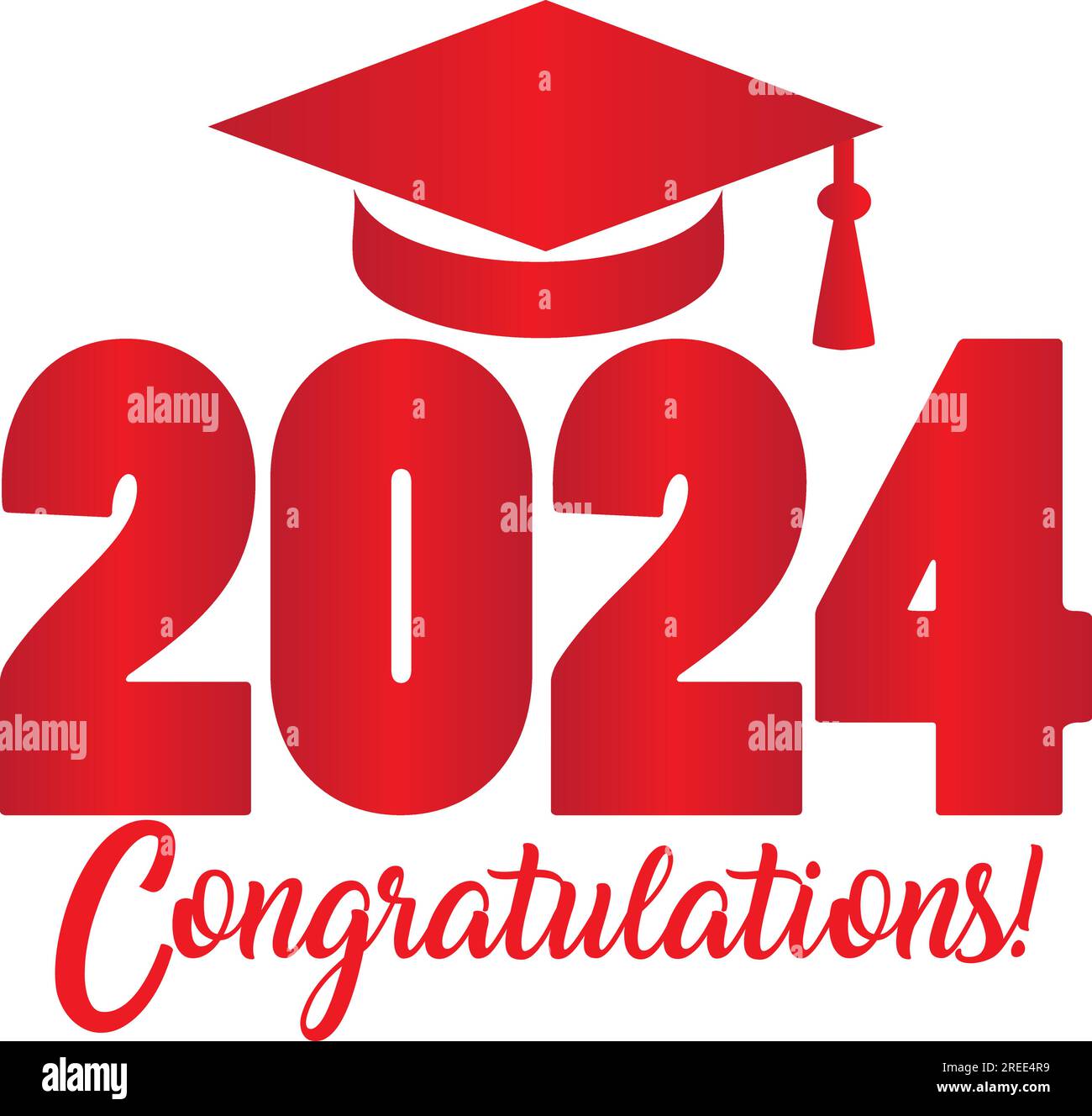 Class Of 2024 Clipart Red Dione Melany
