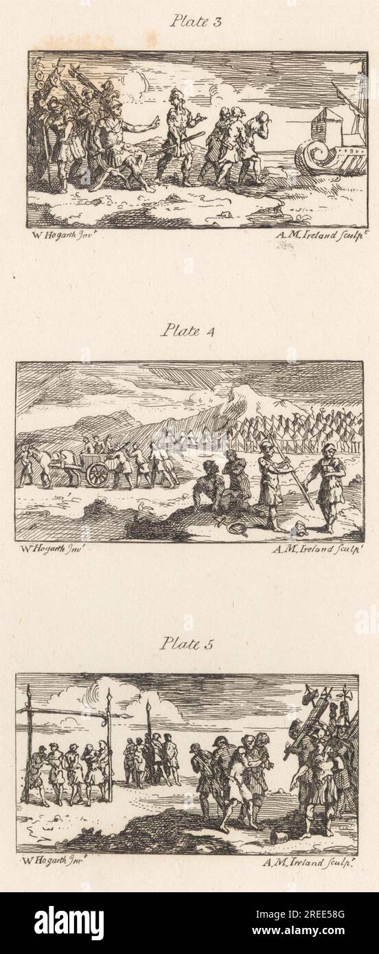 Plate 3, Banishment, Plate 4, Degrading Punishments, and Plate 5 ...