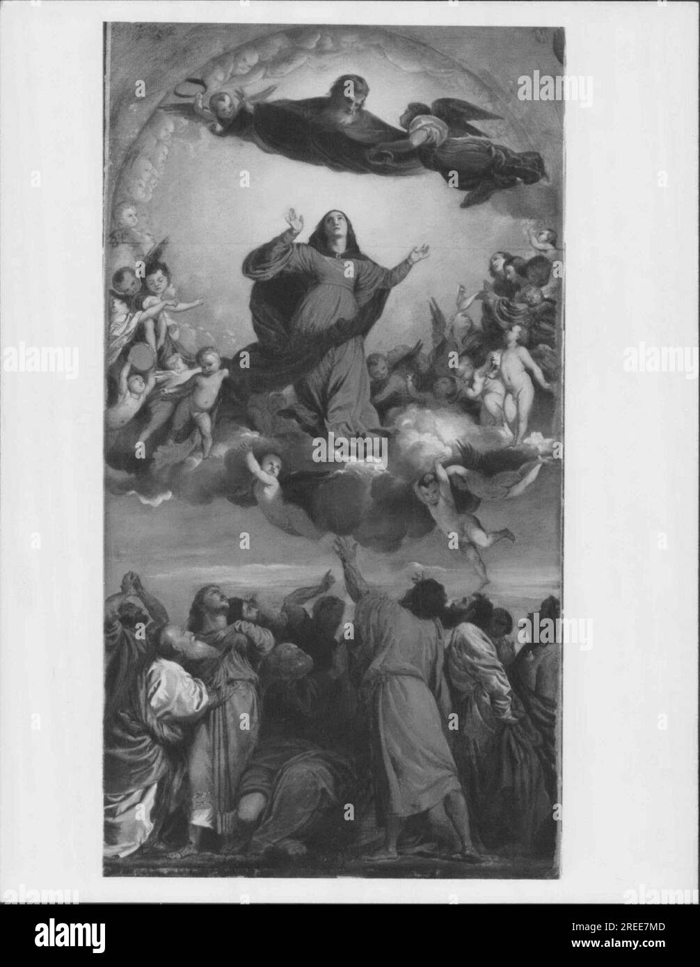 The Assumption of the Virgin 1818 by Hayter Stock Photo Alamy