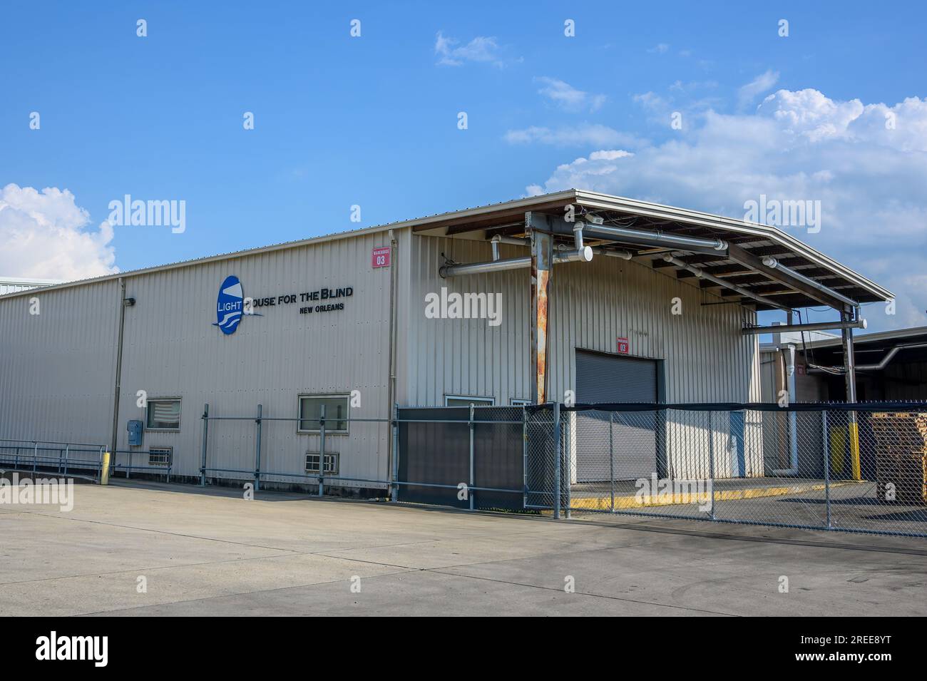 NEW ORLEANS, LA, USA JULY 25, 2023 Lighthouse for the Blind