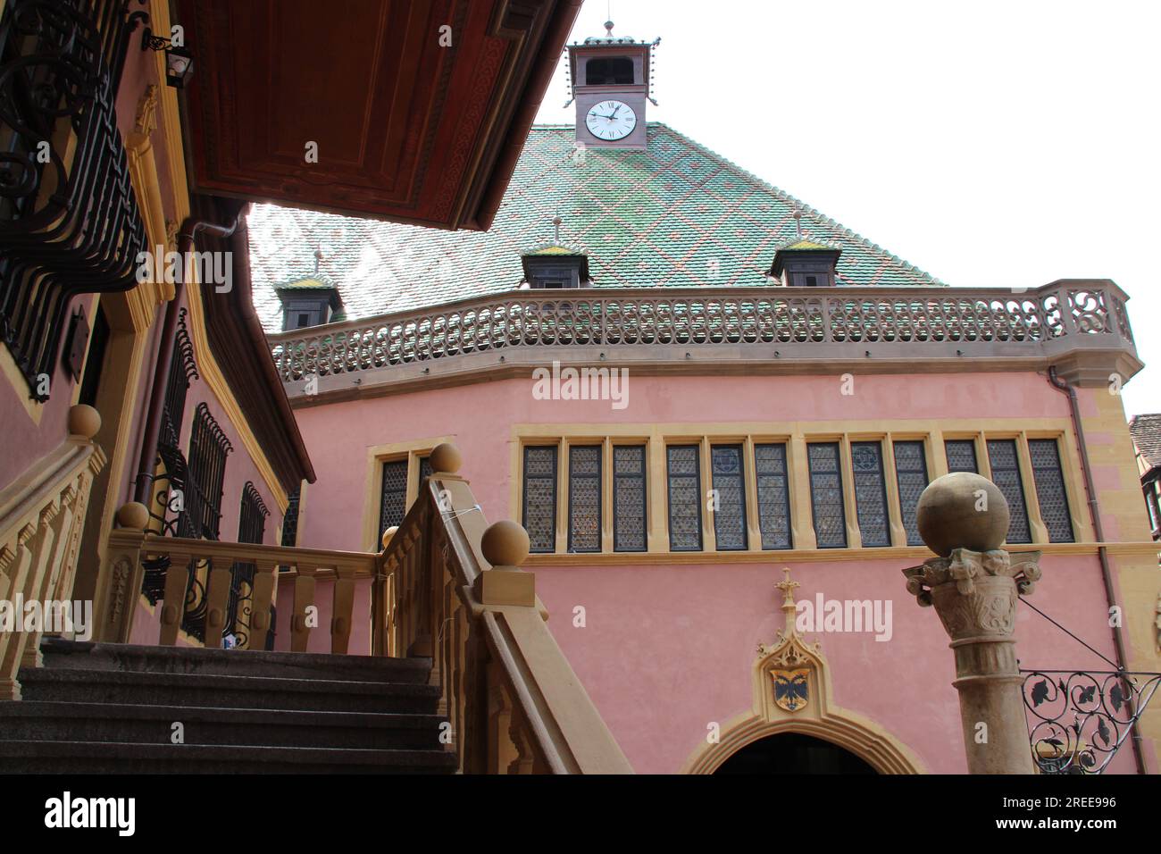 former custom (koïfhus) in colmar in alsace (france) Stock Photo
