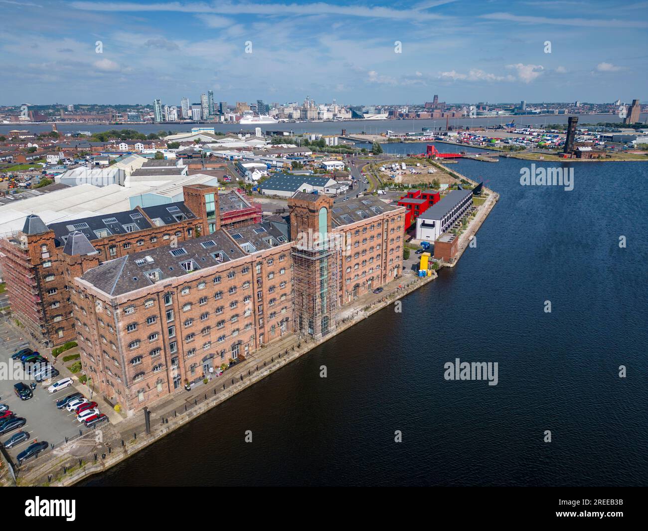 Birkenhead Docks East Float apartment blocks regeneration, Wirral