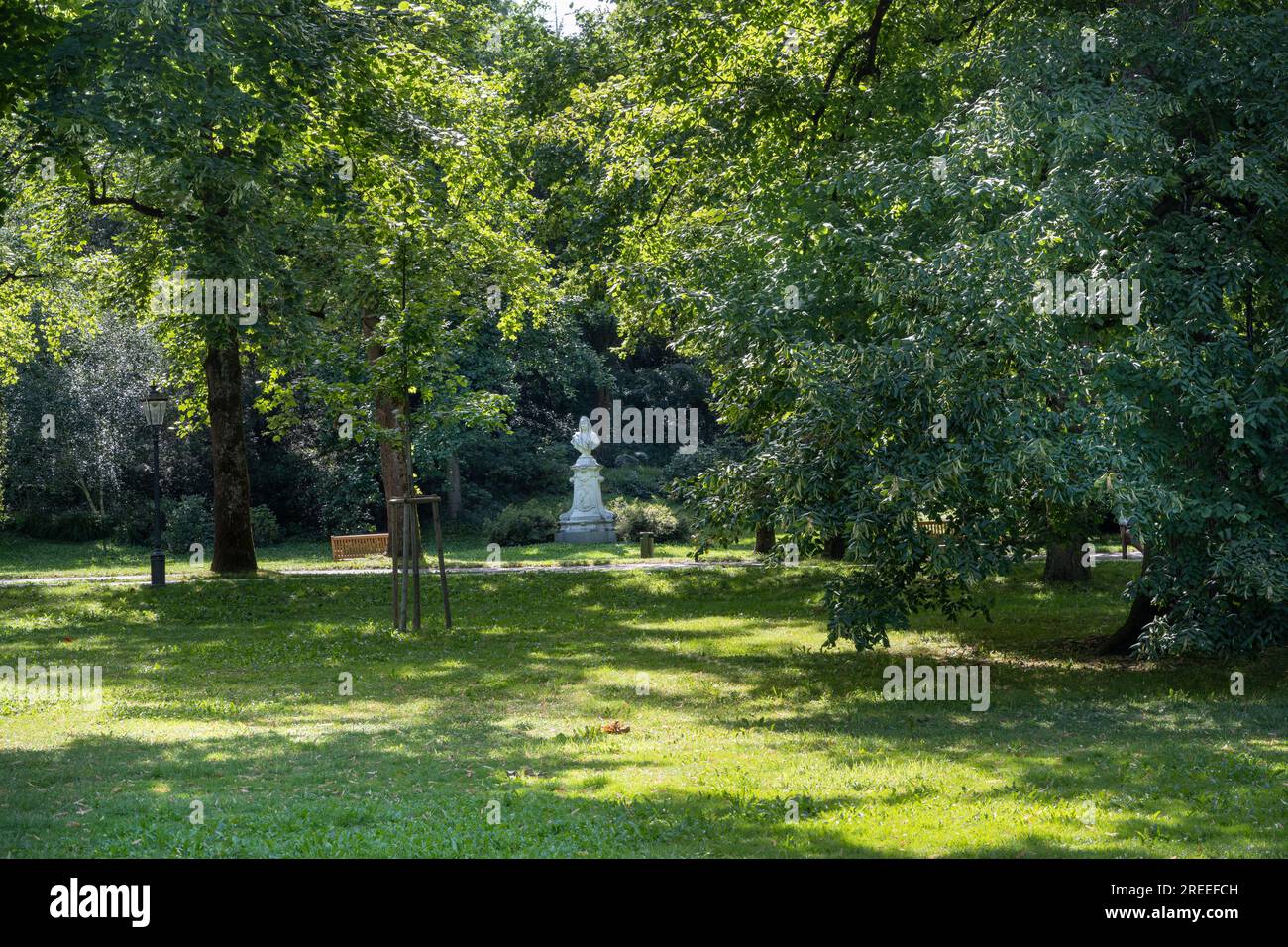 The Lichtentaler Allee in the spa park of Baden Baden   Baden Baden, Baden Wuerttemberg, Germany Stock Photo