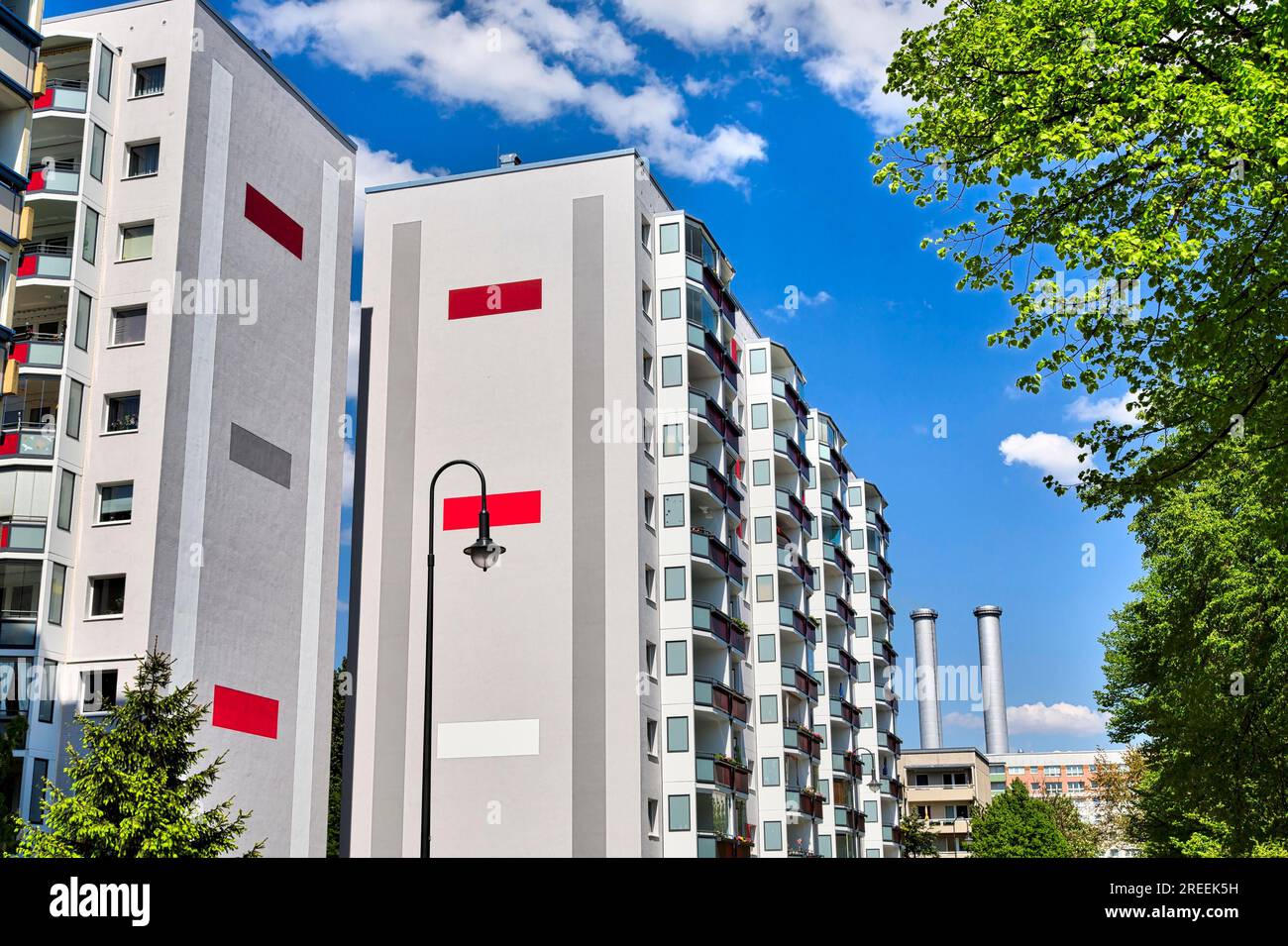 Public housing in berlin kreuzberg Stock Photo Alamy