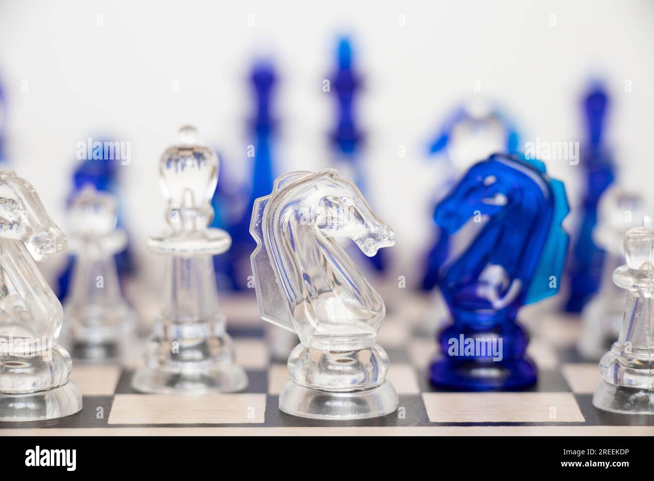 Chess, chessboard, clear, game, glass, king, reflection, transparent, HD  wallpaper