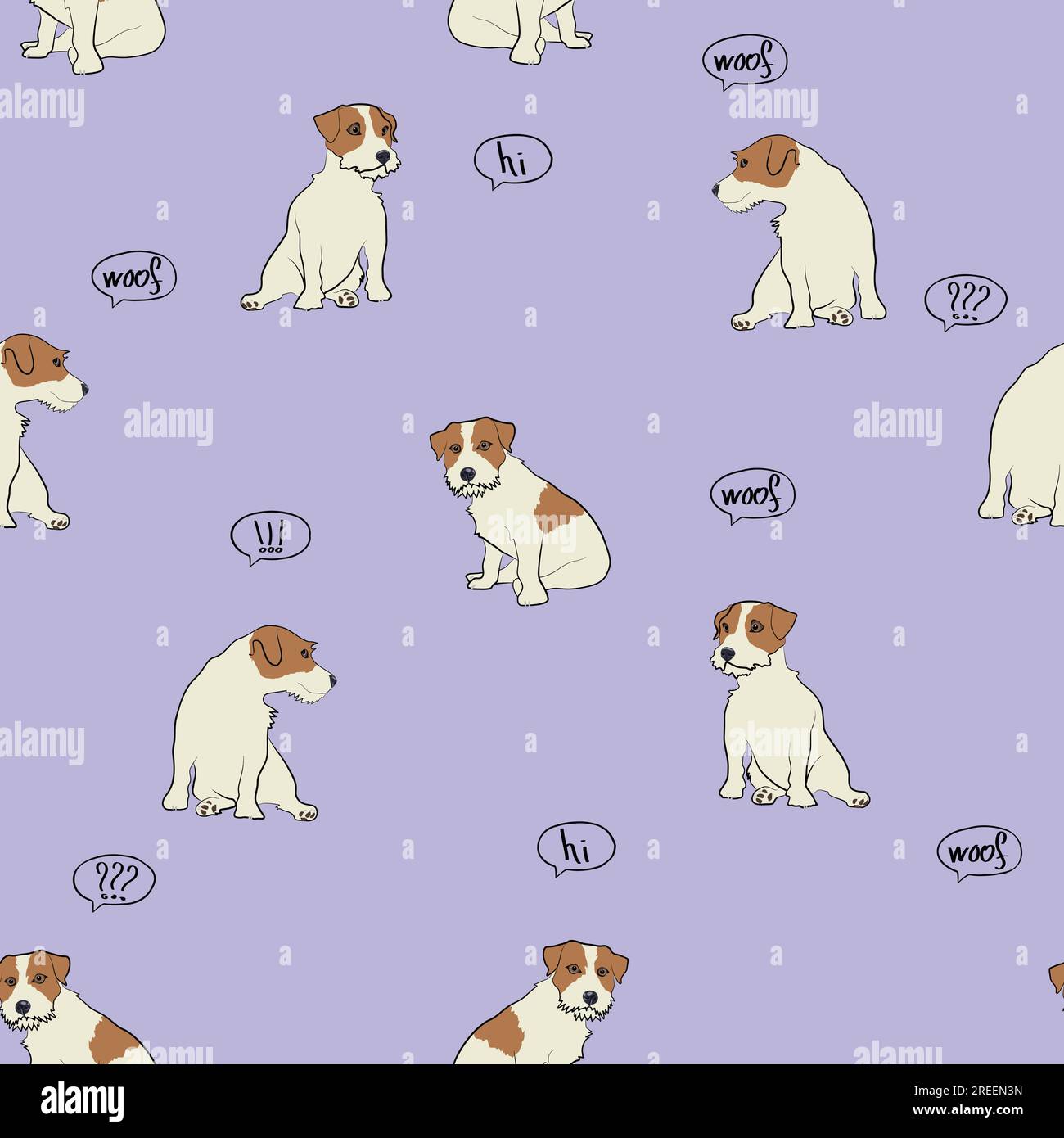 Jack russell terriers Stock Vector Images - Alamy
