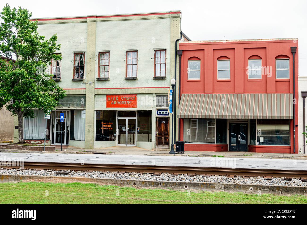 Commerce town city restored historic downtown business