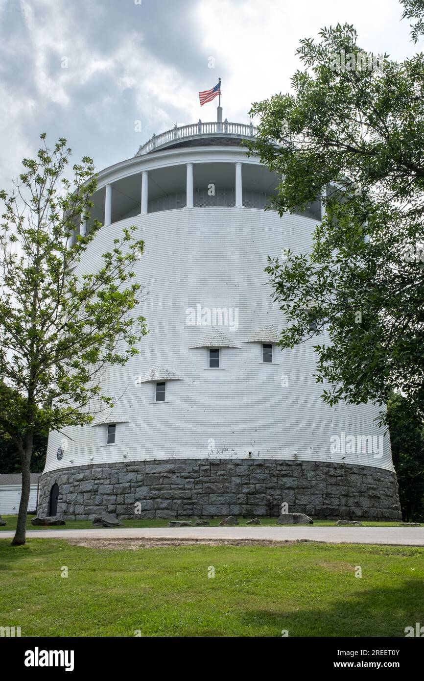 Bangor, Maine, USA The Thomas Hill Standpipe on July 19, 2023 Stock