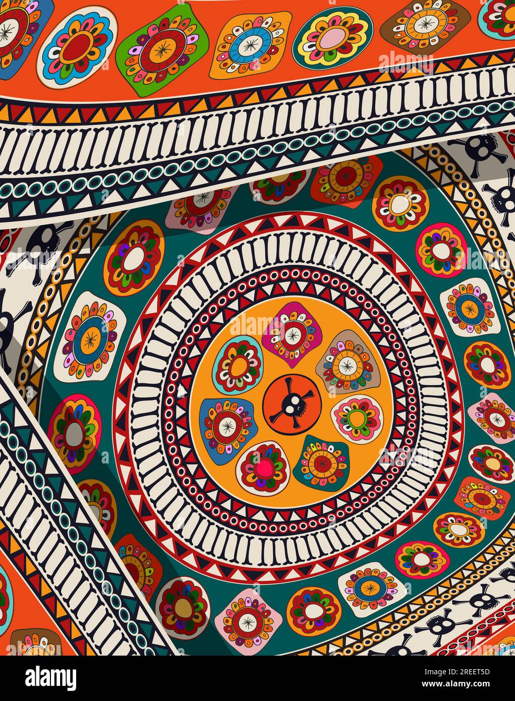 Indonesian Batik Fabric, Cotton, Motif of Painting-Like Bird , Flower,  Maroon