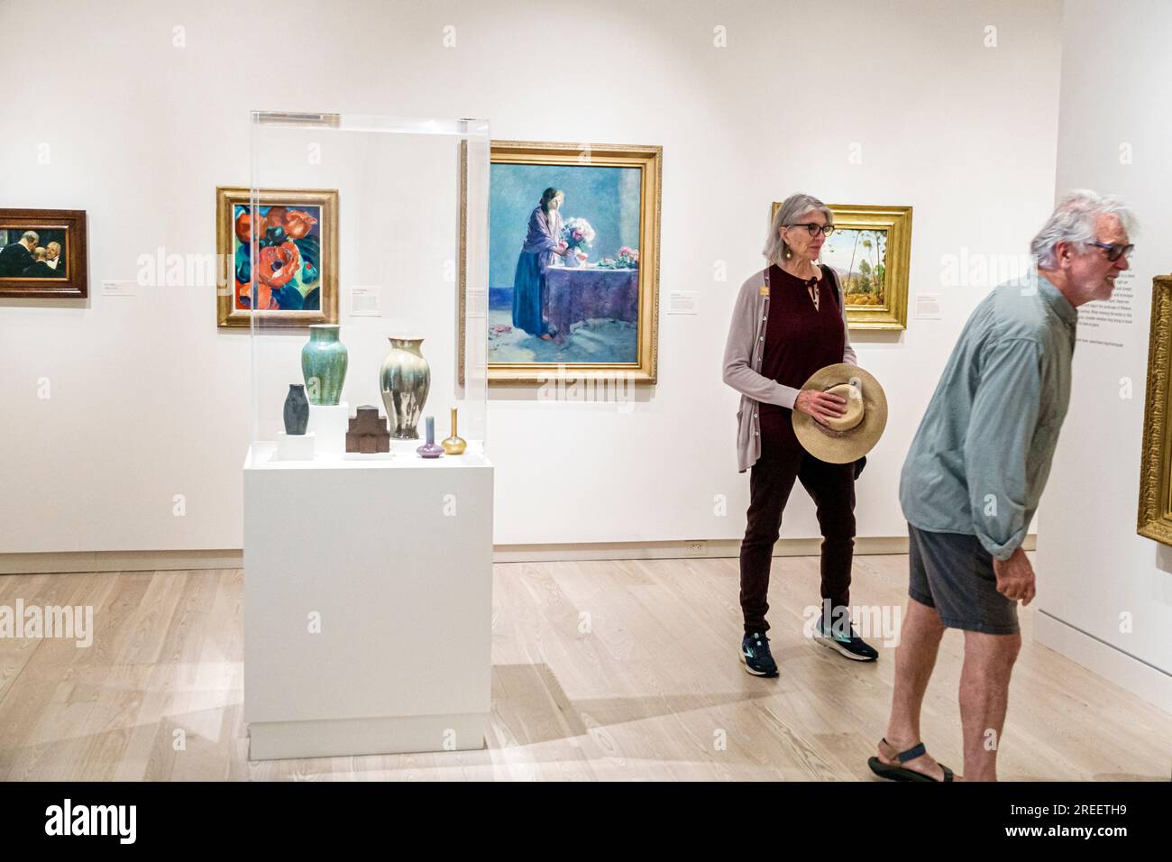 Asheville North Carolina,Asheville Art Museum,inside interior indoors,exhibits displays