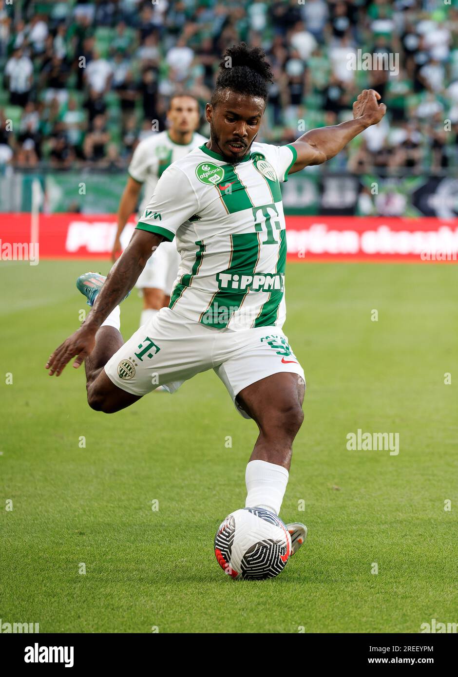 Jose Marcos Marquinhos of Ferencvarosi TC reacts during the