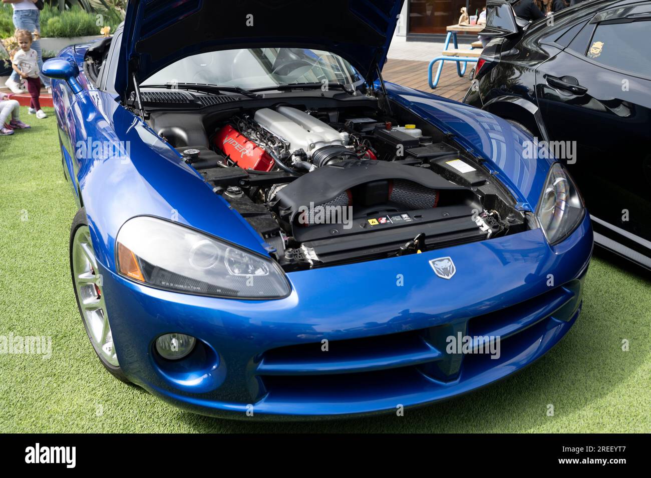 Los Angeles, California, USA. 29th Apr, 2023. A vintage Dodge Viper SRT 10 sports car, exotic cars. (Credit Image: © Taidgh Barron/ZUMA Press Wire) EDITORIAL USAGE ONLY! Not for Commercial USAGE! Stock Photo