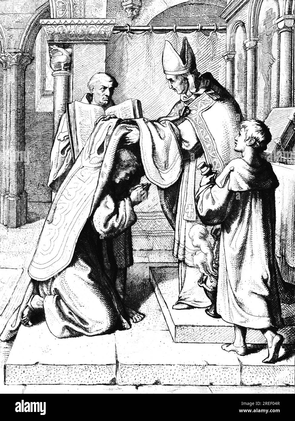 Martin Luther is solemnly ordained priest, Germany, celebration