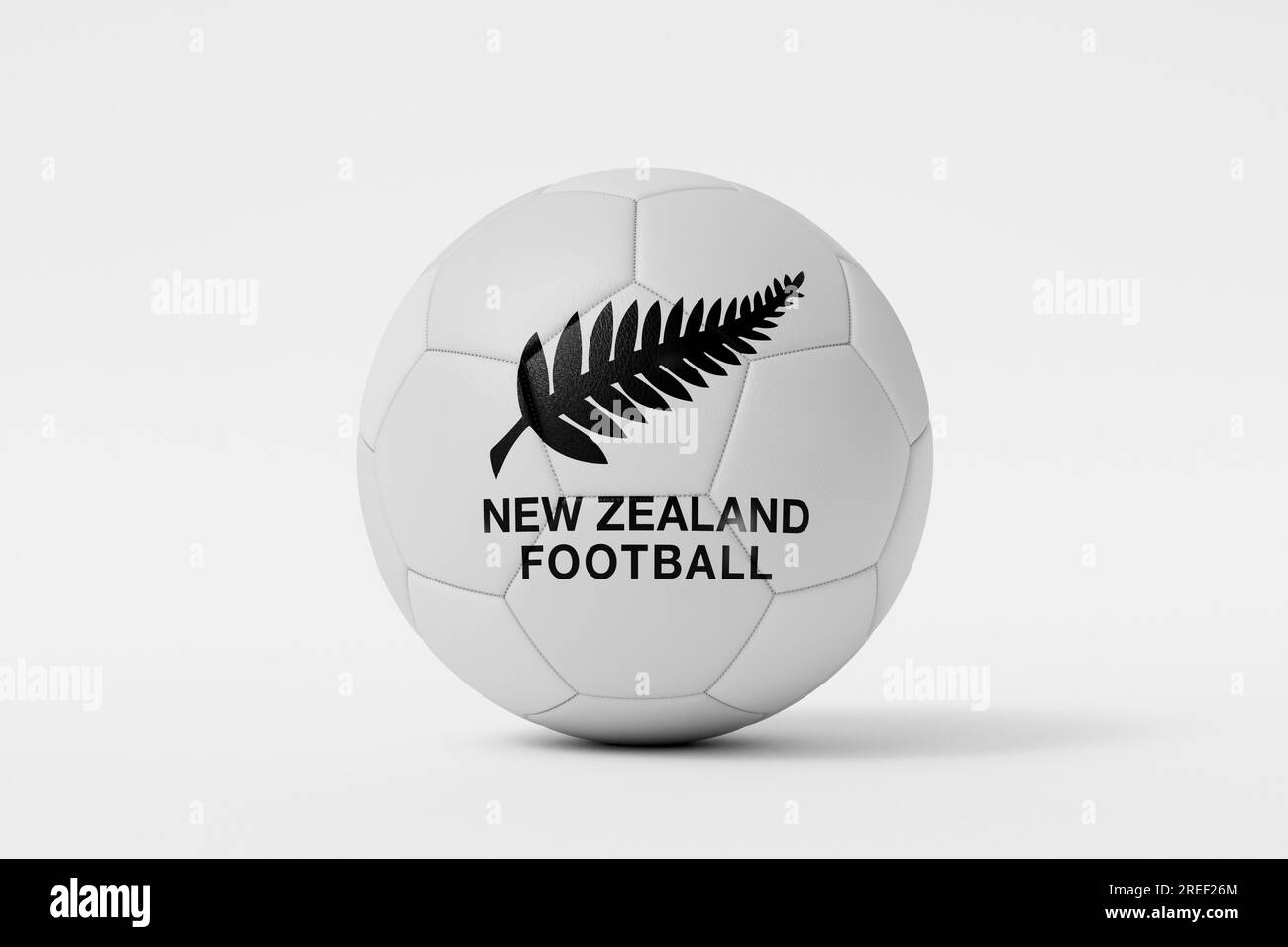 LONDON, UK - July 2023: New Zealand national football team logo badge