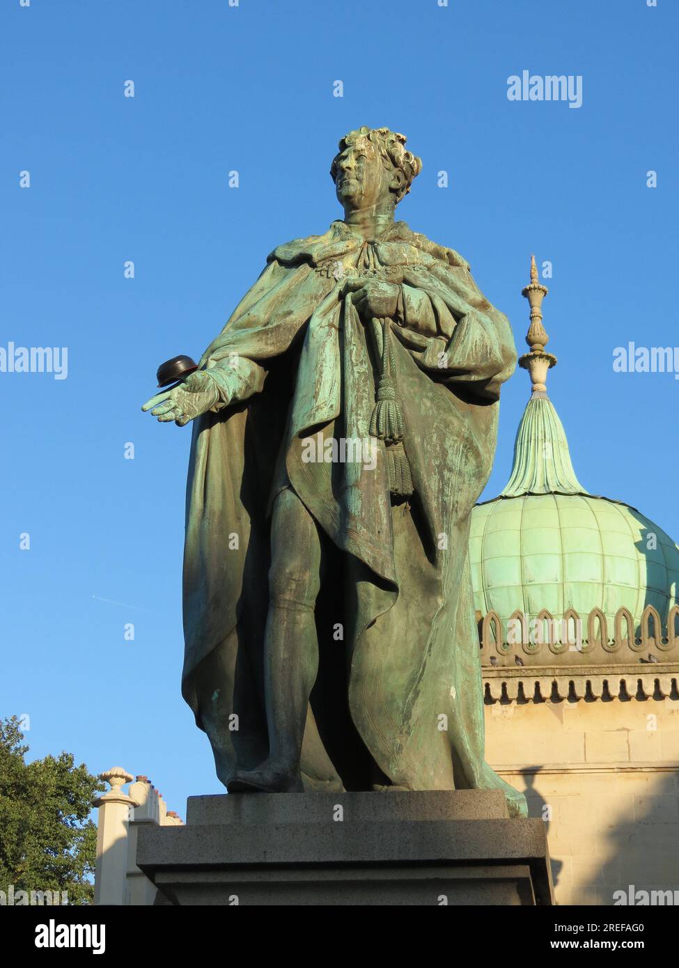 Statue of George IV 1828 by Francis Legatt Chantrey Stock Photo