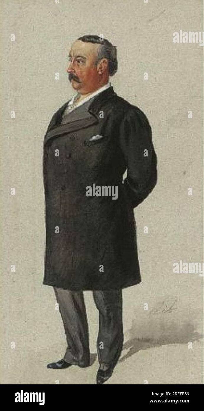 English tenor 1892 by Liborio Prosperi Stock Photo