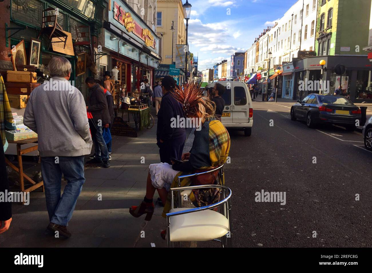 Portobello Road. London, England, UK Stock Photo Alamy