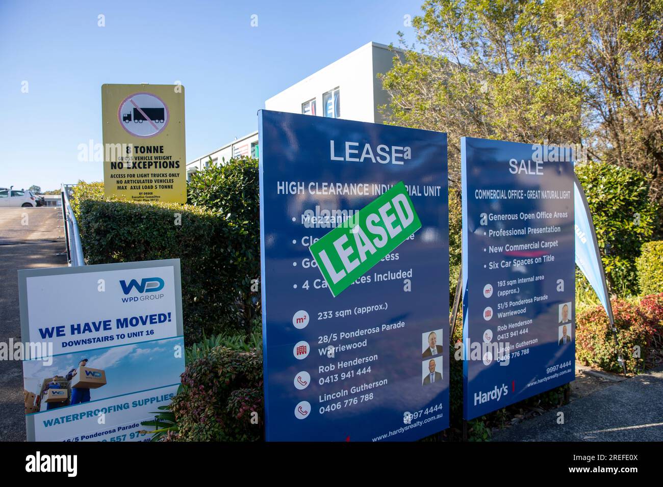 Australian industrial business park in Warriewood Sydney, industrial