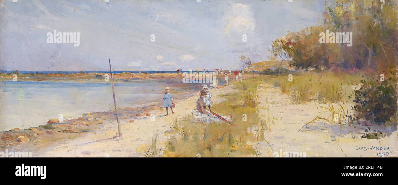 Rickett's Point 1890 by Charles Conder Stock Photo