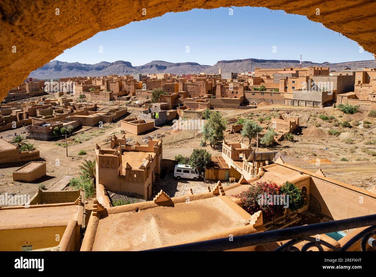 View of the town, Nkob, Morocco, North Africa Stock Photo - Alamy