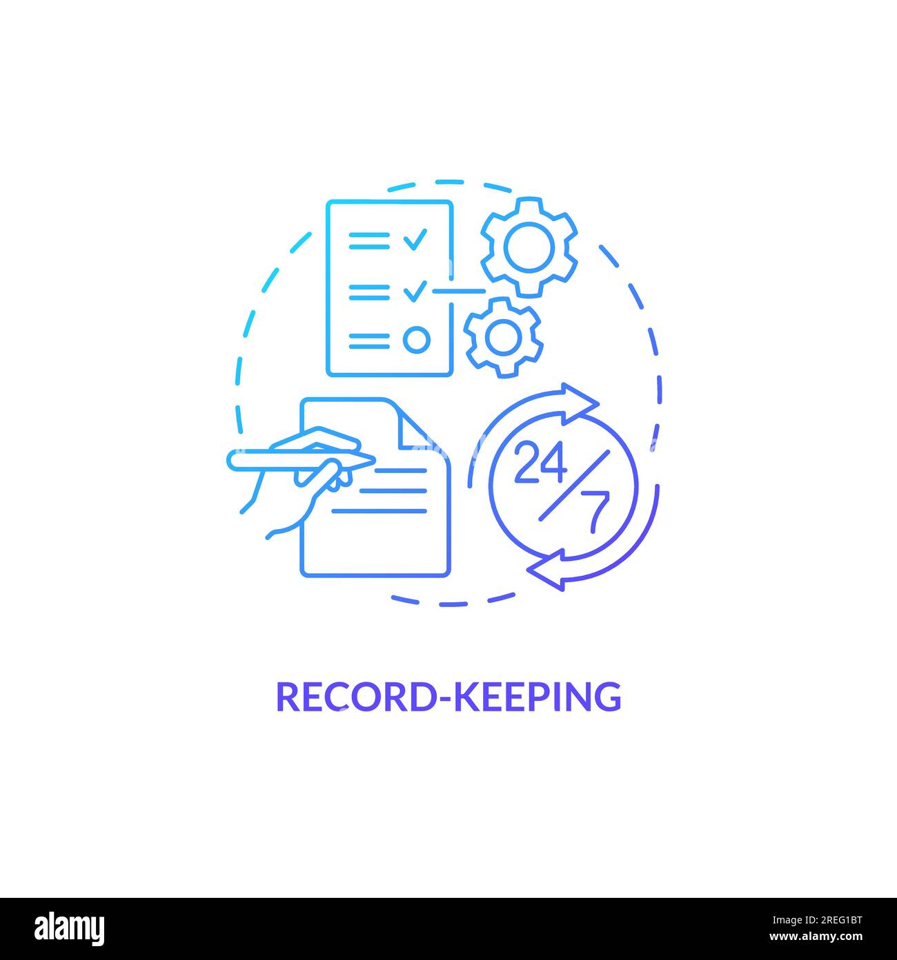 Record keeping Stock Vector Images Alamy