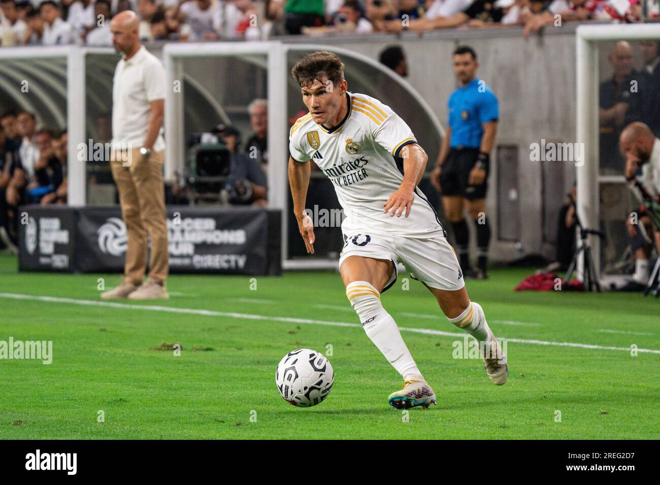 Real Madrid defender Francisco Garcia 20 during the Soccer