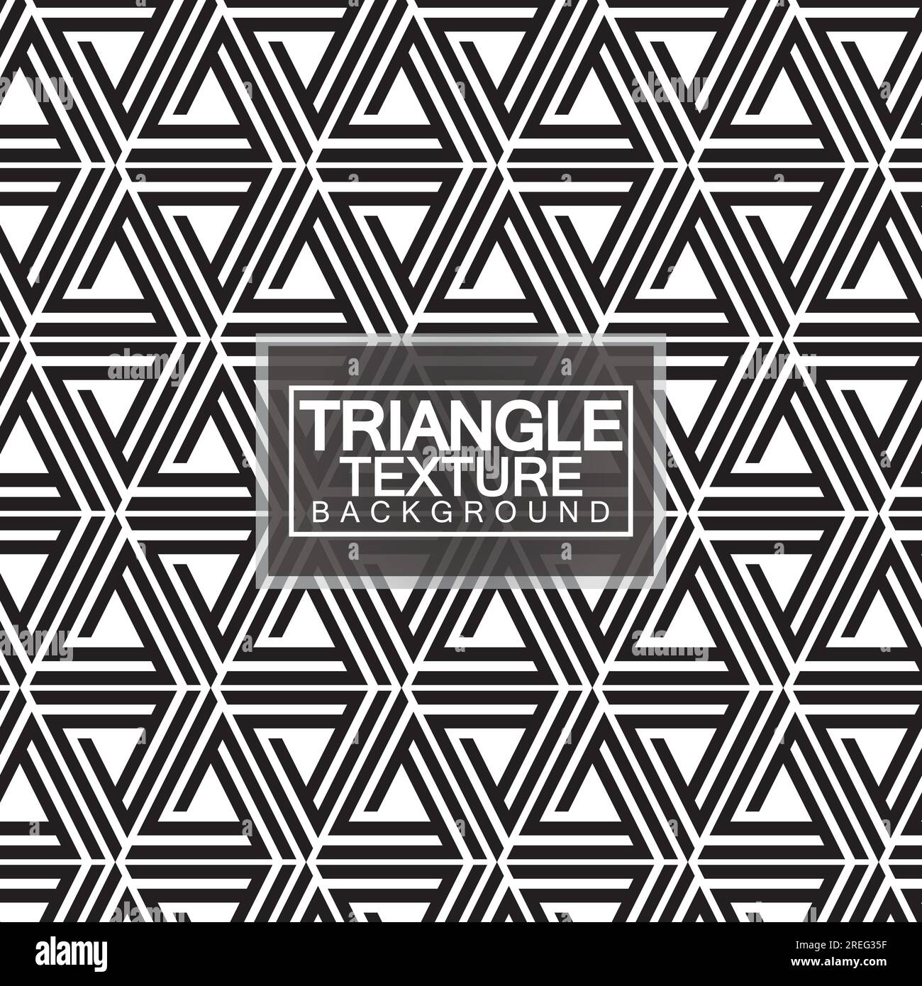 Triangles, Black and White Abstract Seamless Geometric Pattern, Modern ...