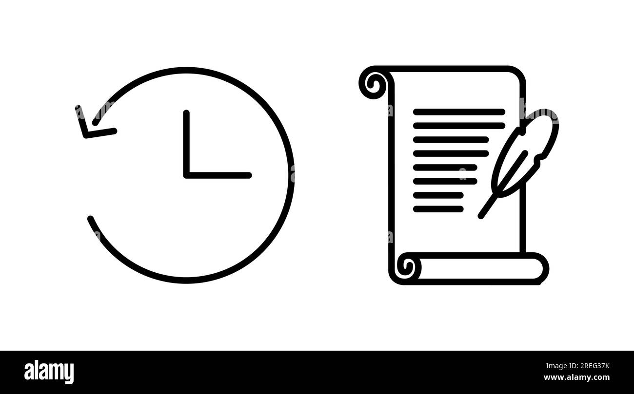 History icon vector. redo history icon Stock Vector Image & Art Alamy