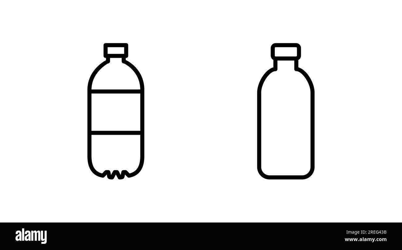 bottle icon vector. bottle icon in trendy flat design Stock Vector ...