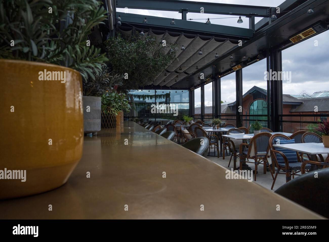 Greenhouse Restaurant atop The Light Banbury in the Castle Quay
