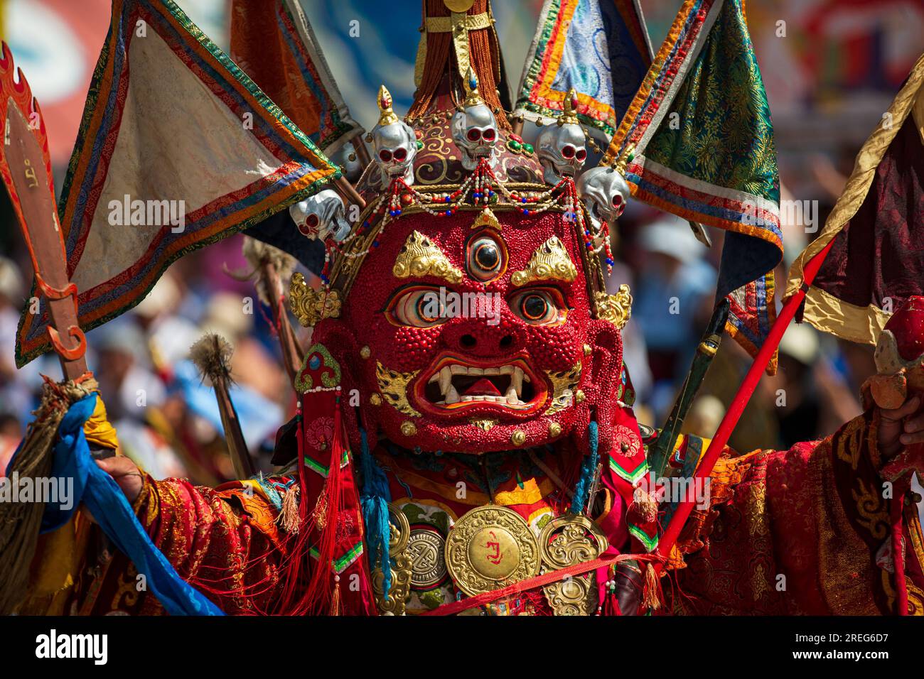 Ulaanbaatar, Mongolia. 27 jul 2023. Khuree Tsam festival was