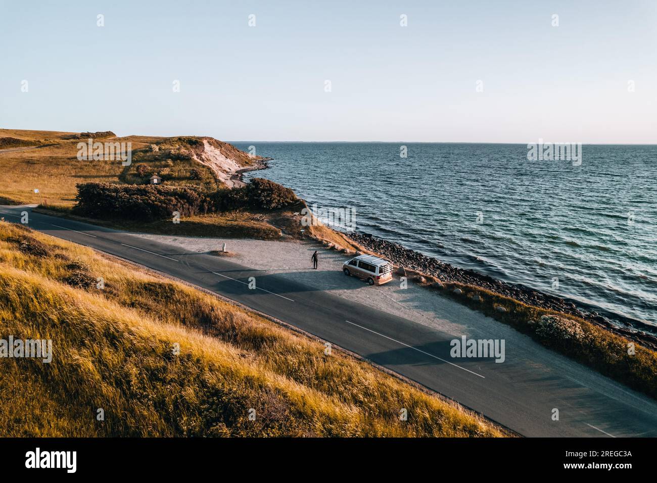 Aerial footage of Helnaes island, Funen, Fyn, Denmark Stock Photo Alamy