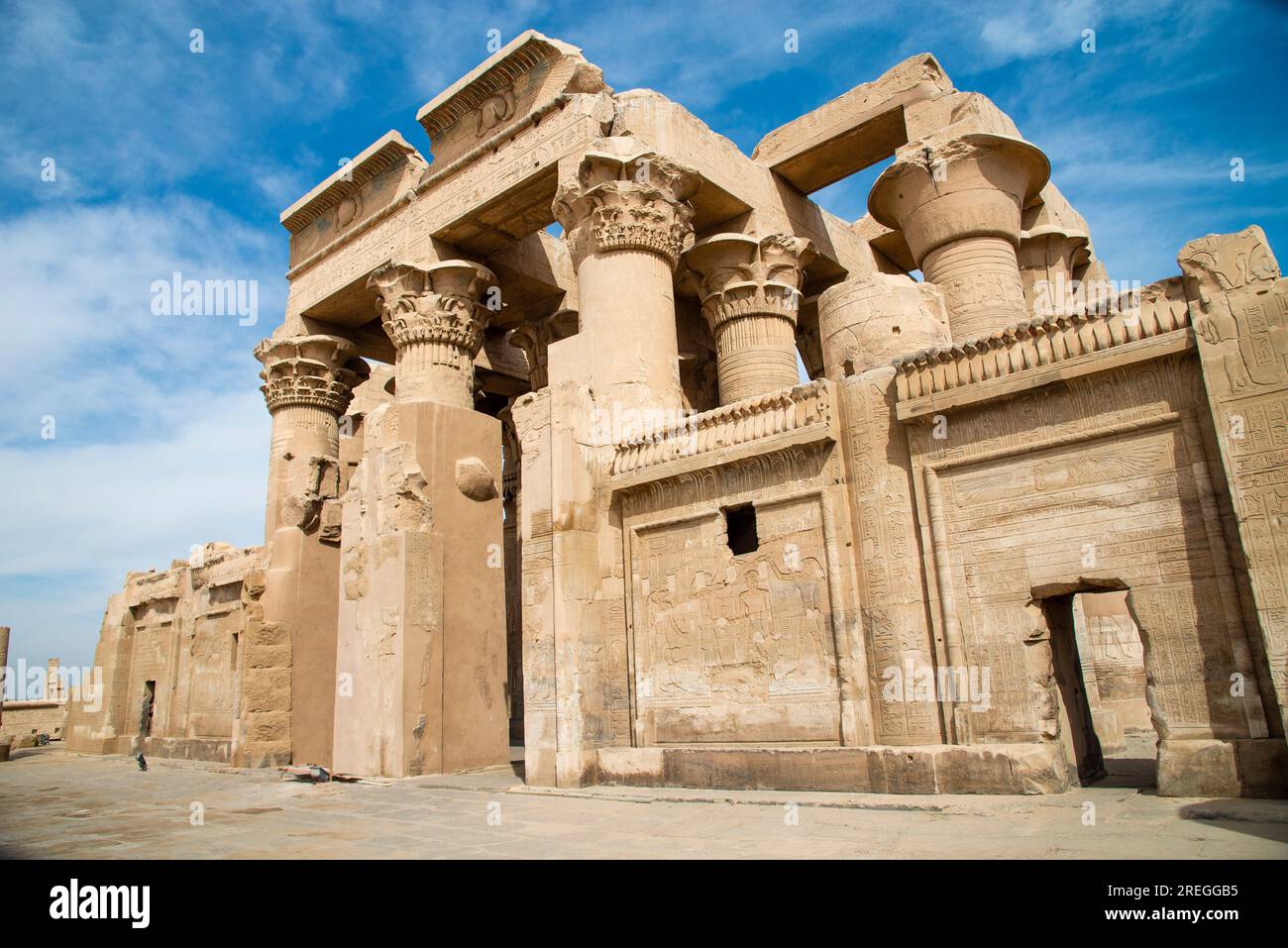 Temple of Sobek and Haroeris, Kom Ombo Stock Photo