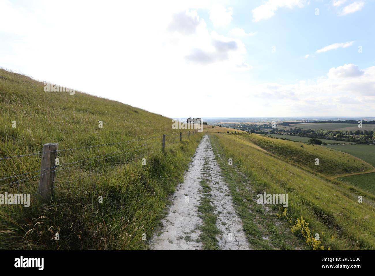Cherhill village in the Wiltshire Countryside Stock Photo Alamy