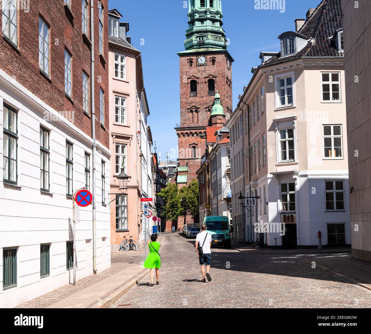 Copenhagen, Denmark old city skyline Stock Photo - Alamy