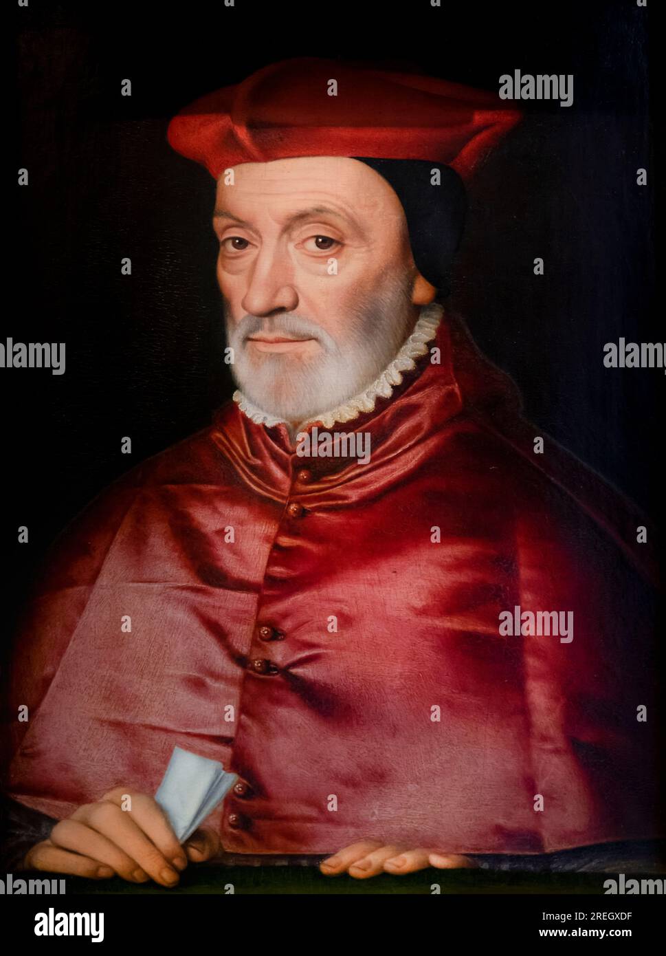 Bemberg Fondation Toulouse - Jean Bertrand, archevêque et cardinal de Sens - Capitoul - Jean CLOUET before 1541 by Jean Clouet Stock Photo