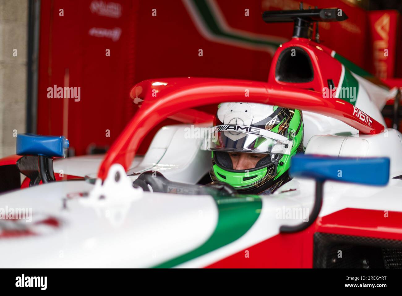 VESTI Frederik (dnk), Prema Racing, Dallara F2, portrait during the 10th  round of the 2023 FIA