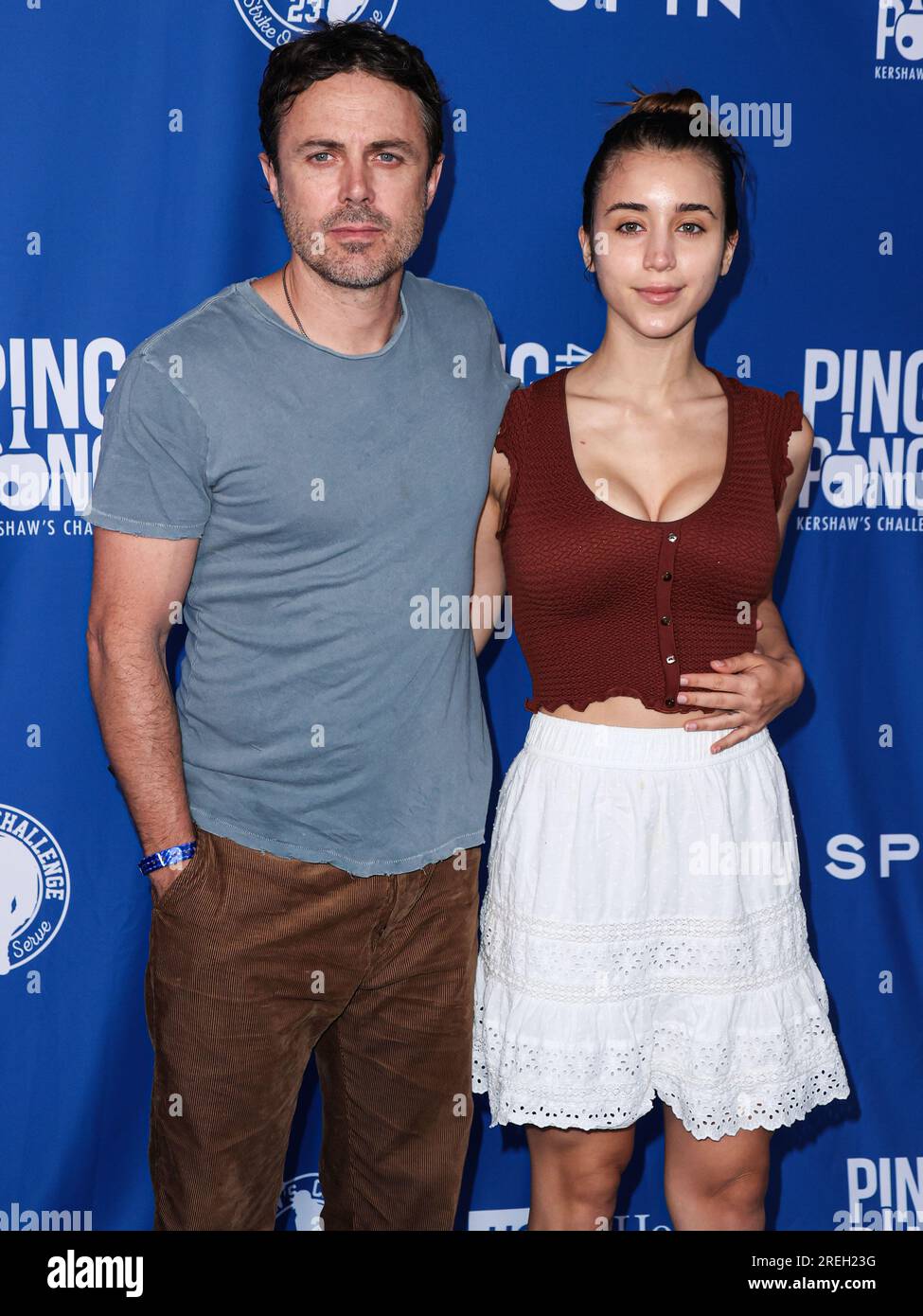 Casey Affleck and Girlfriend Caylee Cowan Have Date Night at Los