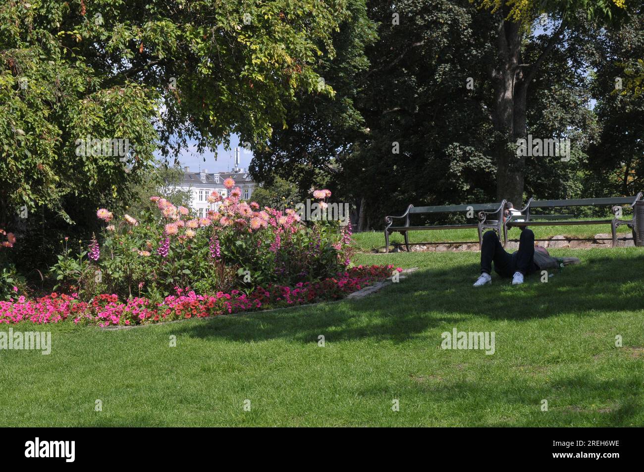 28 July 2023/View of Orstedparken after name of Hans Christian Orsted